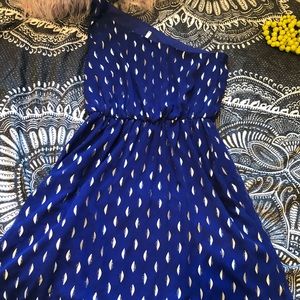 NWT Francesca’s One-Shoulder Dress